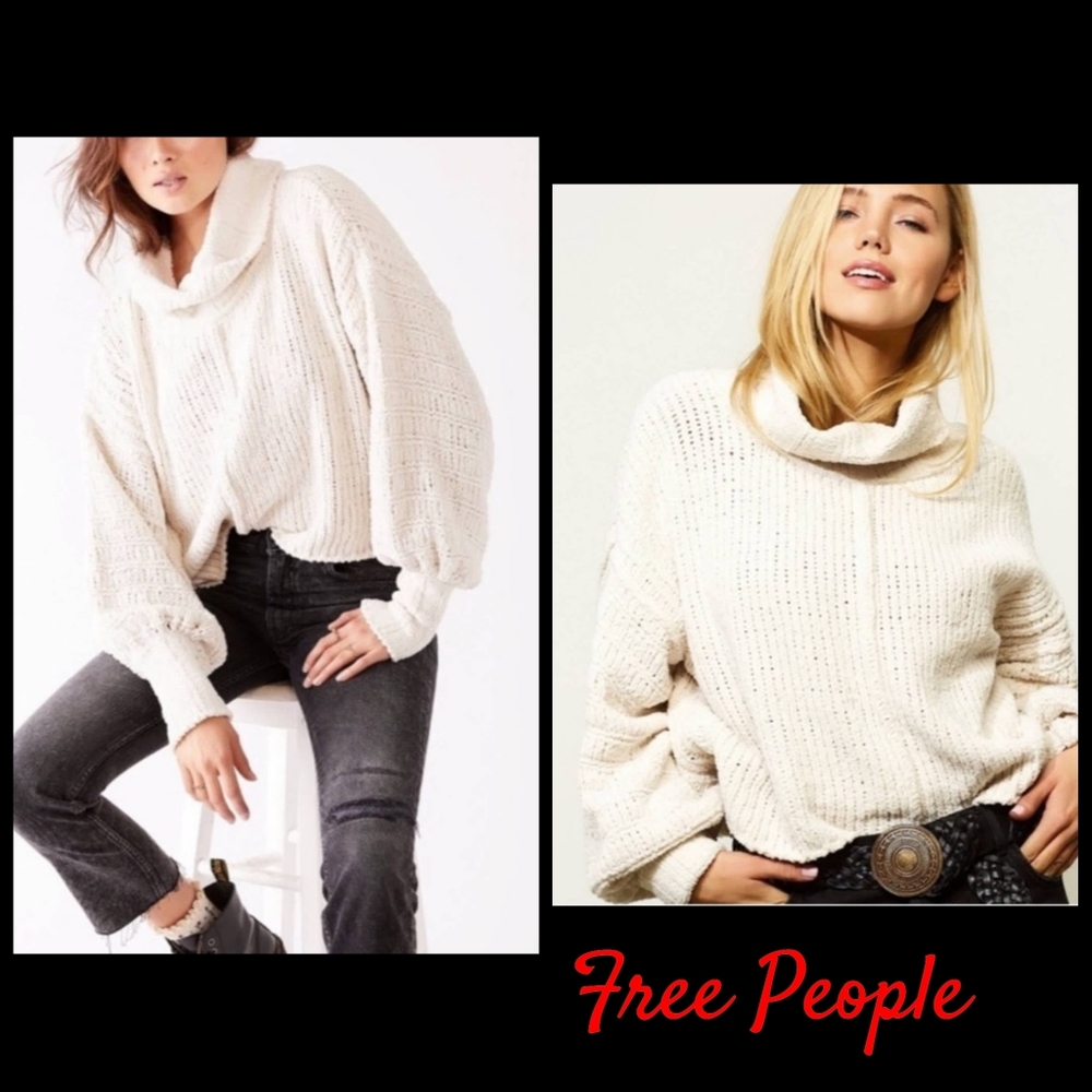 Free People Chunky Knit Sweater Tunic